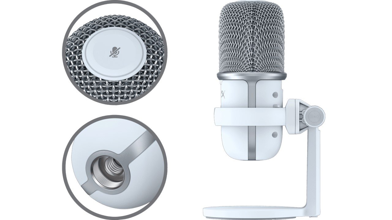 HyperX SoloCast - USB Microphone (White)